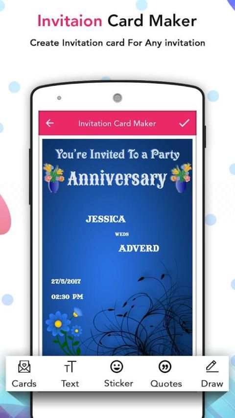Invitation Maker - Party Invitation Card Maker screenshot 7