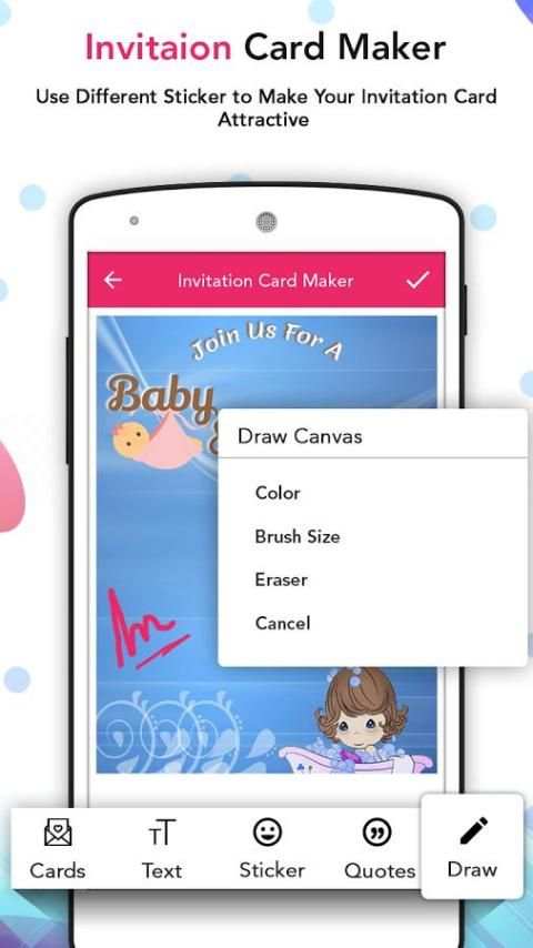 Invitation Maker - Party Invitation Card Maker screenshot 2