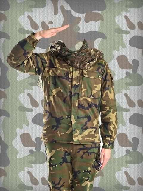Army Commando Suit Photo Editor скриншот 2