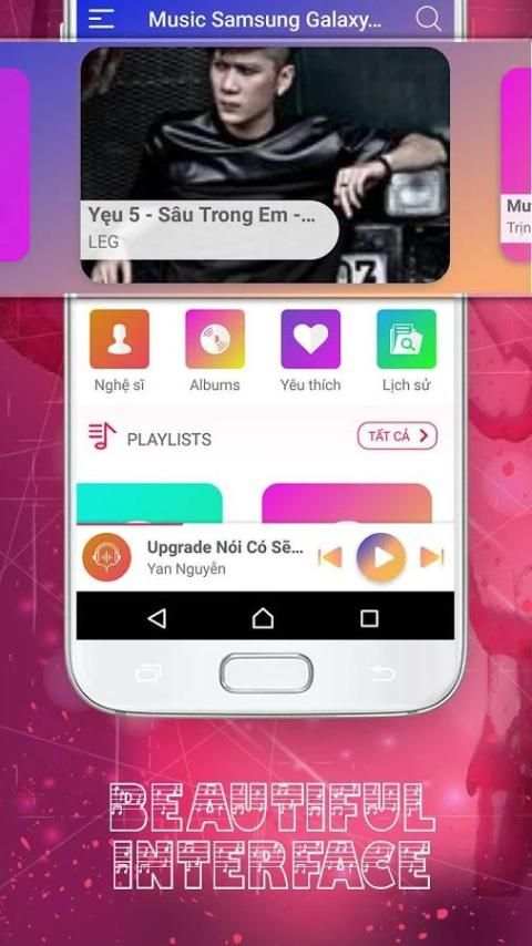 Music Player style J7 Prime – Edge Music S8 screenshot 3