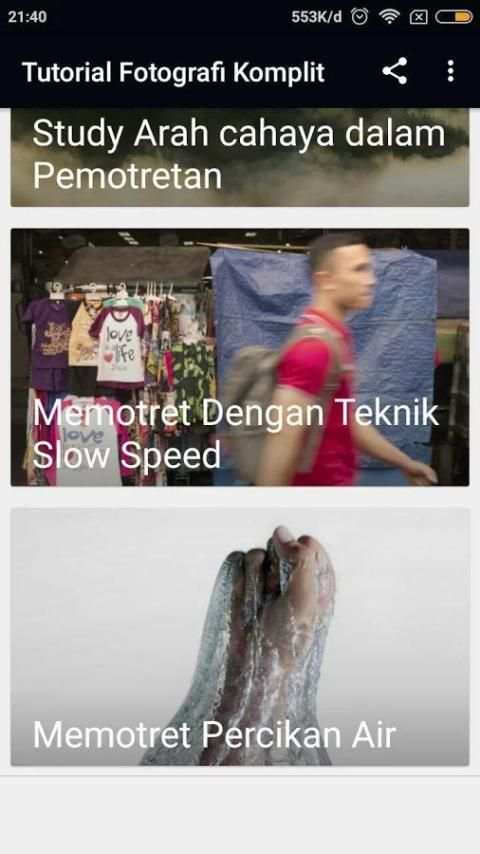 TUTORIAL FOTOGRAFI screenshot 2