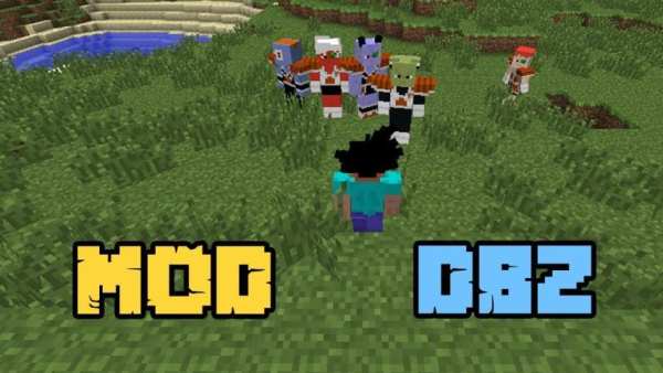 Saiyan Mod DBZ for Minecraft скриншот 1