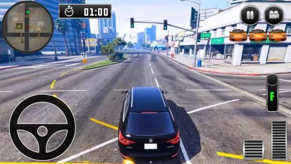 City Driving Skoda Car Simulator स्क्रीनशॉट 1