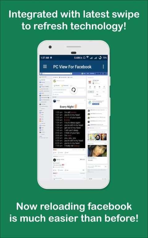 PC View For Facebook скриншот 2