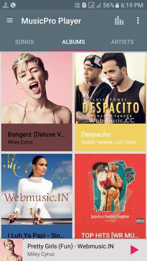 MusicPro Player - 2018 Music Player screenshot 2