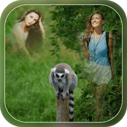 Transparent Wild Animal Photo Frame - Multi Photos иконка