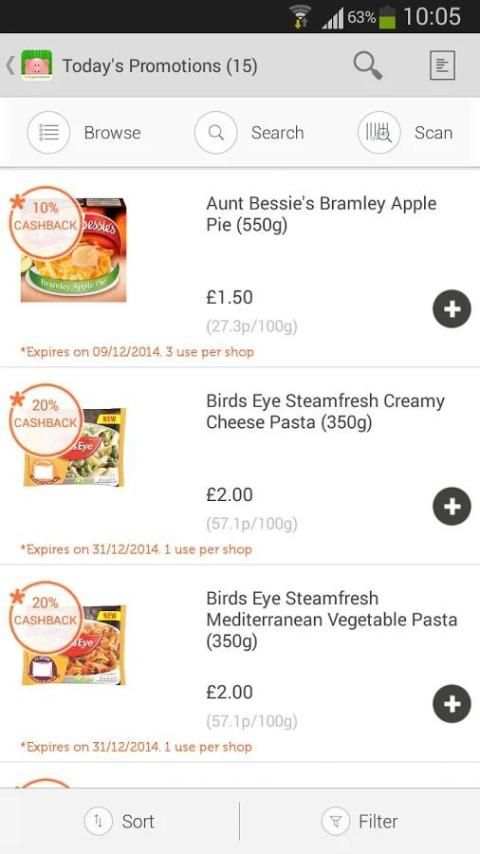 mySupermarket – Shopping List screenshot 1