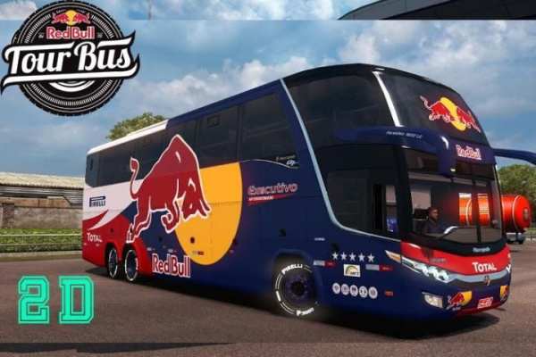 Bus Redbull Tourist Simulator screenshot 3