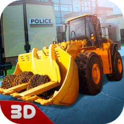 Police Station Construction 3D иконка
