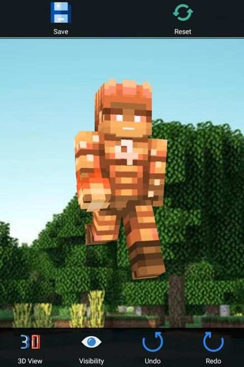 Skin Editor For Minecraft 3D скриншот 3