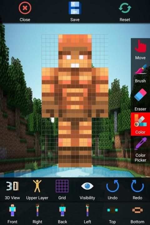 Skin Editor For Minecraft 3D скриншот 1