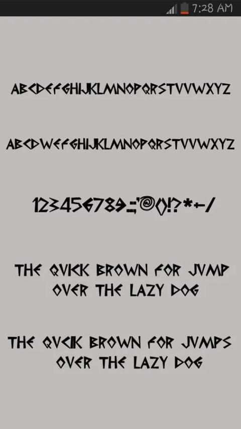 Free Font Style 4 تصوير الشاشة