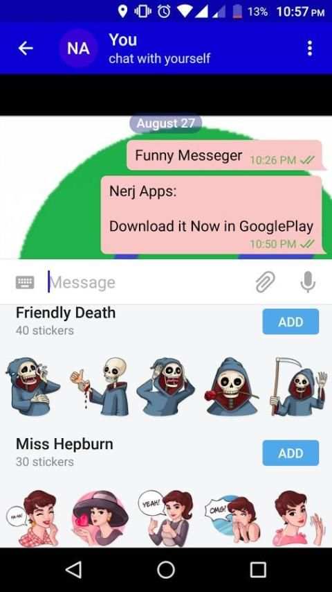 Funny Messeger screenshot 3