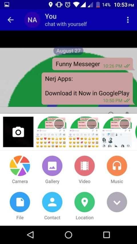 Funny Messeger screenshot 4
