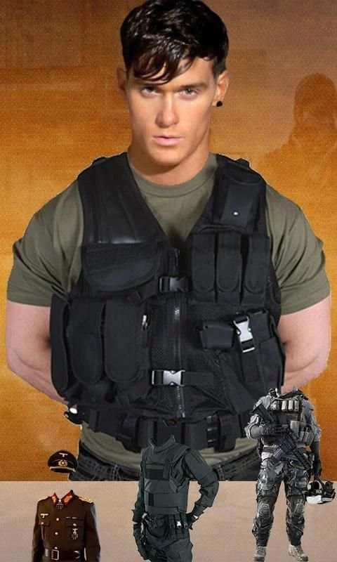 Pak commando suit editor-dress changer face swap 2 تصوير الشاشة