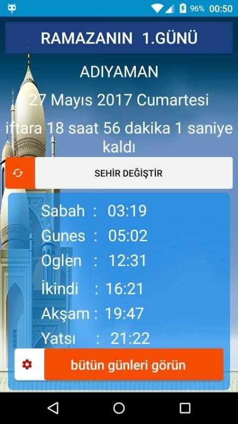 iftar vakti 2017 screenshot 2