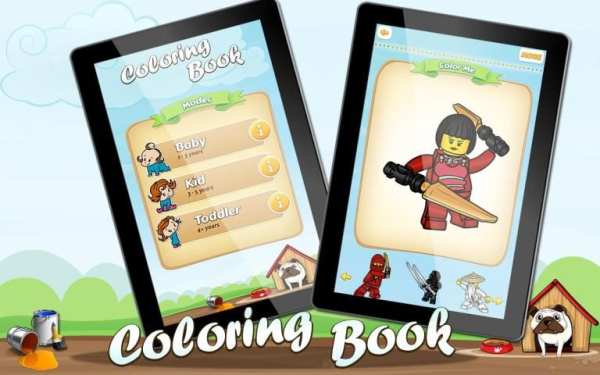 Coloring NinjaGo Battles Lego screenshot 5