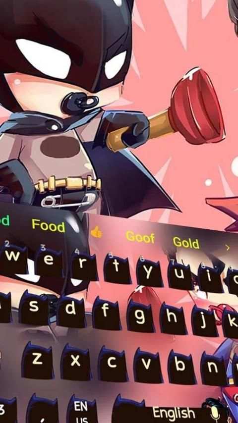 Super hero comic keyboard 4 تصوير الشاشة