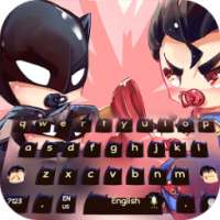 Super hero comic keyboard on 9Apps