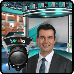 Media Photo Frame - Press Conference Photo Editor आइकन