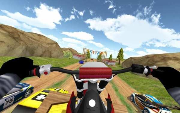 Dirt Bike Rally Racing Turbo स्क्रीनशॉट 3