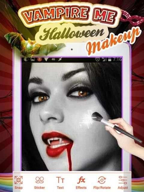 Vampire Me : Halloween Makeup Face 4 تصوير الشاشة