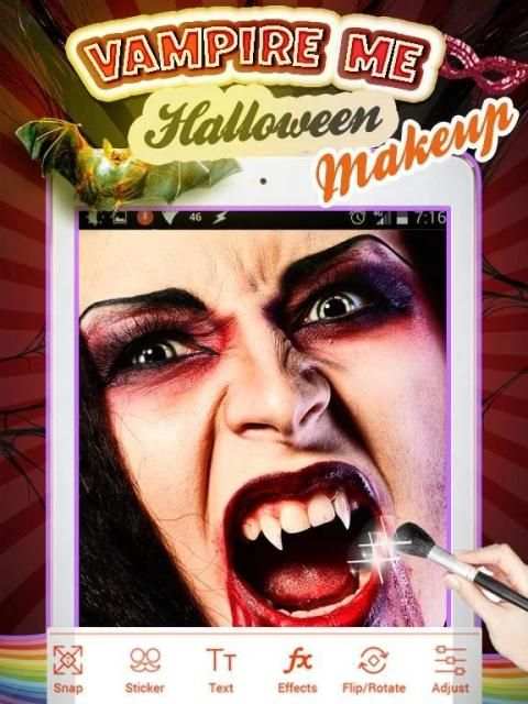 Vampire Me : Halloween Makeup Face 3 تصوير الشاشة