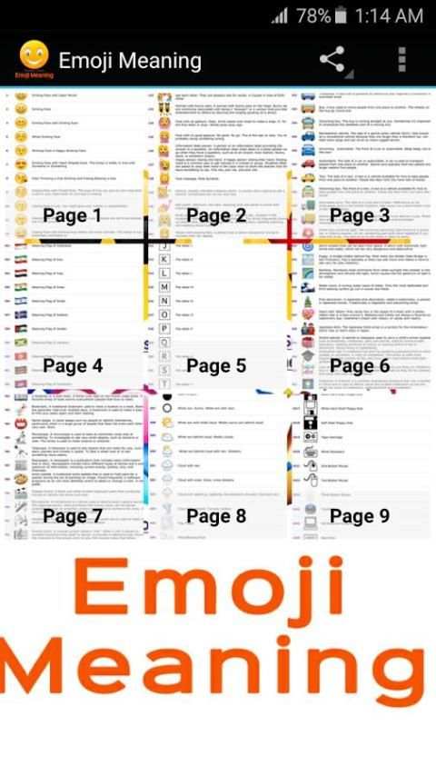 Emoji Meaning 8 تصوير الشاشة