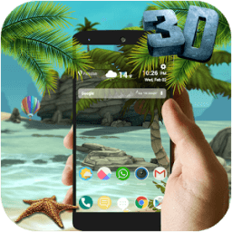 Beach 3D Live Wallpaper 2018 иконка