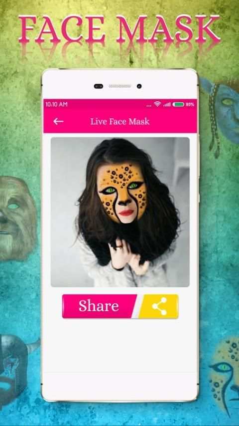 Face Mask Photo Maker - Snappy Camera Photo 2 تصوير الشاشة