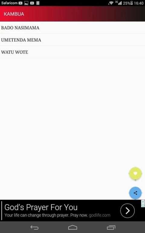 Kenya Music Lyrics screenshot 3