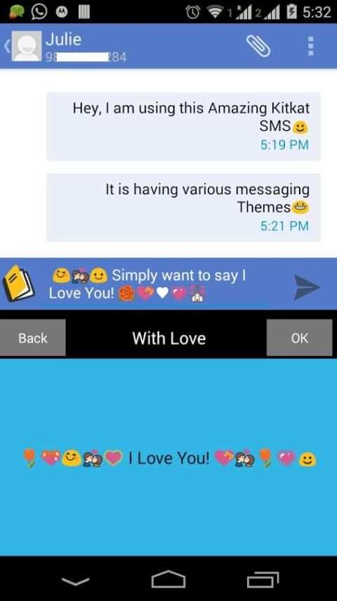 Theme Messaging 2 تصوير الشاشة