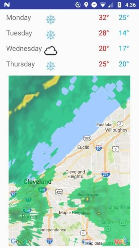 Live Radar Weather App screenshot 1