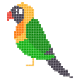 Cross Stitch Pixel Coloring Book иконка
