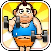 Fat Man Fitness - Mini Games logo