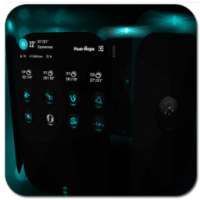 Next Launcher Skin CrystalCyan on 9Apps