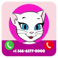 Fake Call From Talking kitten Angela 2017 on 9Apps