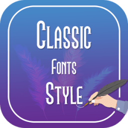 Classic Fonts Style icon