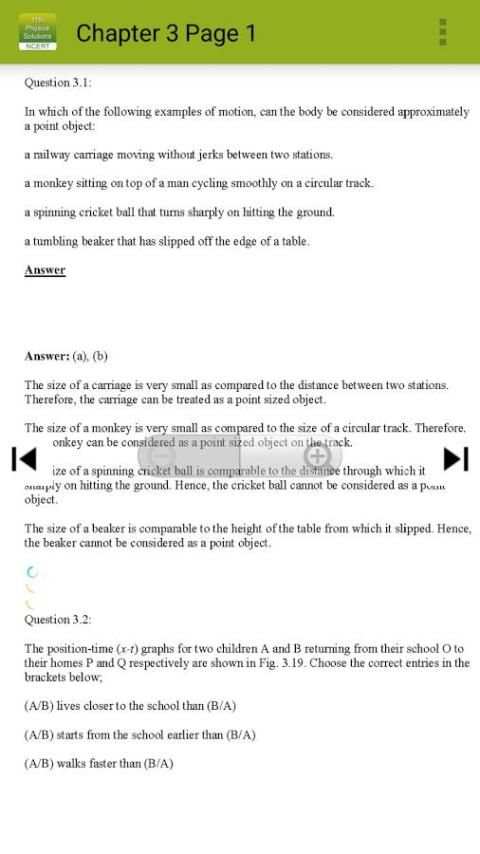 Class 11 Physics NCERT Solutions 3 تصوير الشاشة