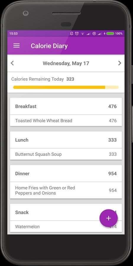 FitMate Calorie Counter स्क्रीनशॉट 8