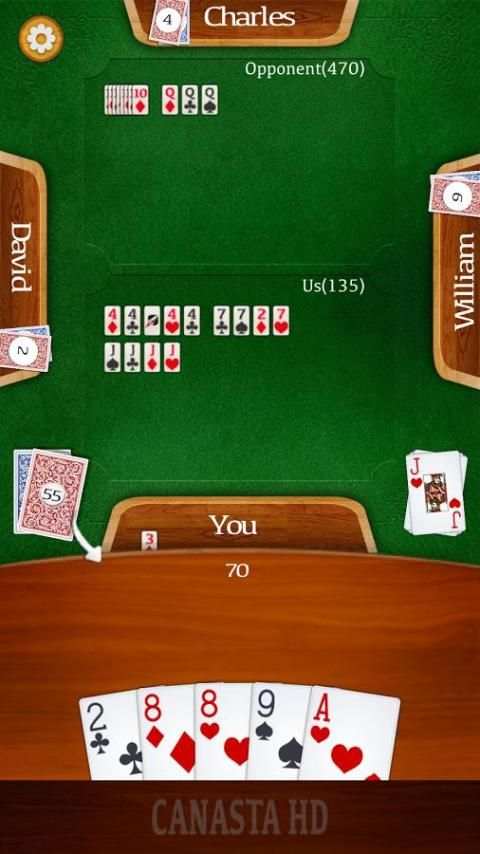 Canasta HD - Rummy Card Game screenshot 4