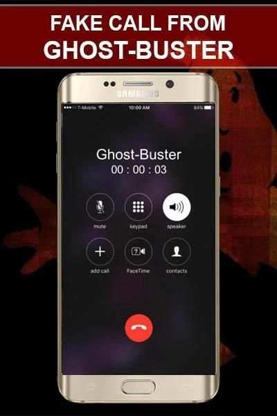 Fake Call from Ghost-Busters Team 1 تصوير الشاشة