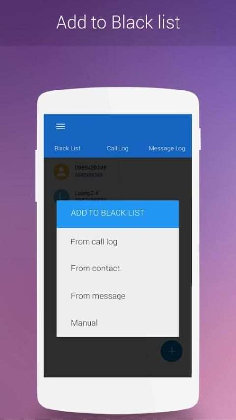 Call Blocker - Blacklist скриншот 2