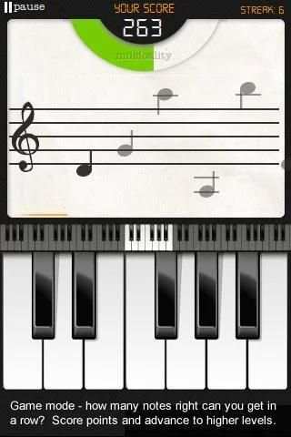 Note Trainer Lite Learn Piano скриншот 4