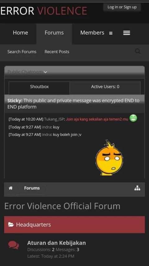 Error Violence Official Forum screenshot 4