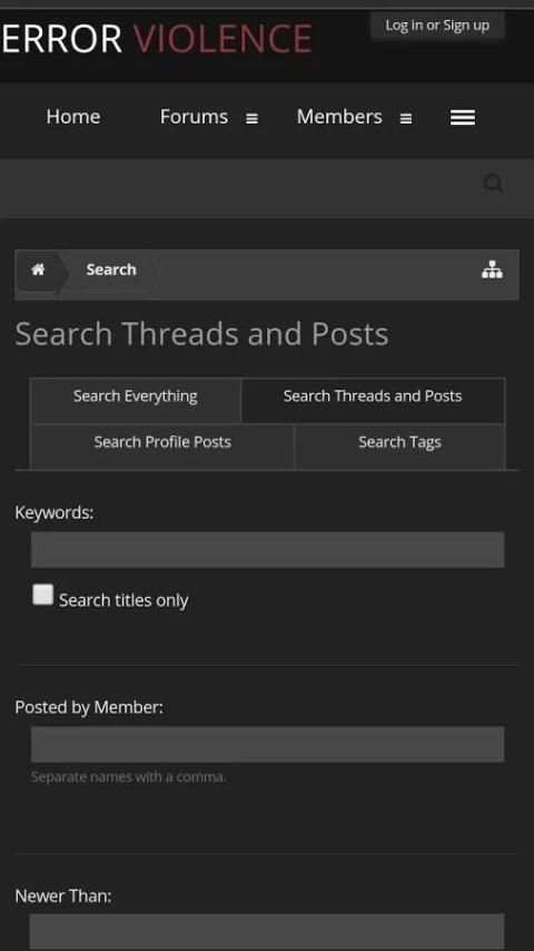 Error Violence Official Forum screenshot 2