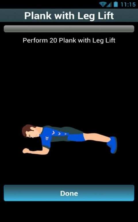 At Home Workouts For Abs скриншот 1