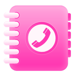 ikon Pink Dialer Contact app free