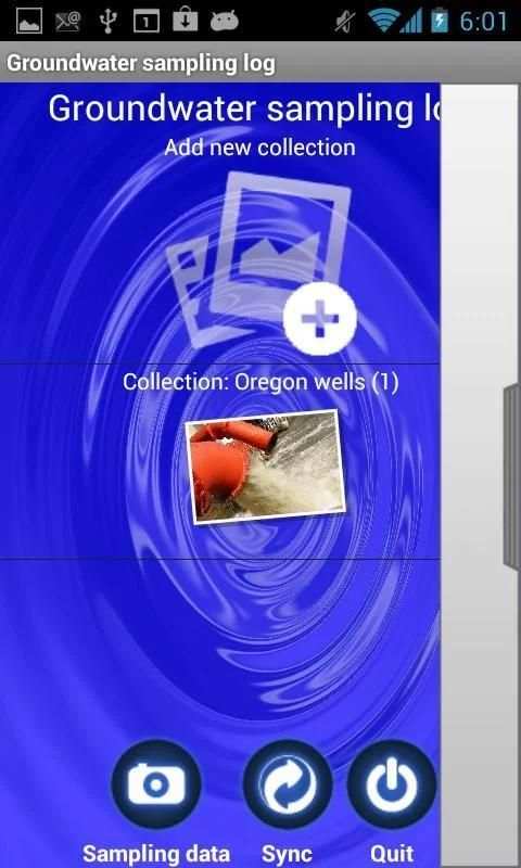 Groundwater sampling log screenshot 8