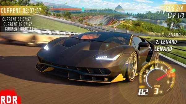 Racing In Car 3D 2 تصوير الشاشة